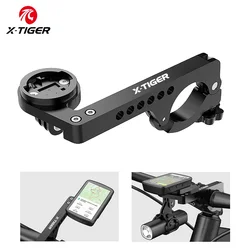 X-TIGER GPS uchwyt na komputer rowerowy stop rowerowy stoper rozszerzony uchwyt uchwyt na komputer rowerowy do przedniego światła rowerowego GoPro