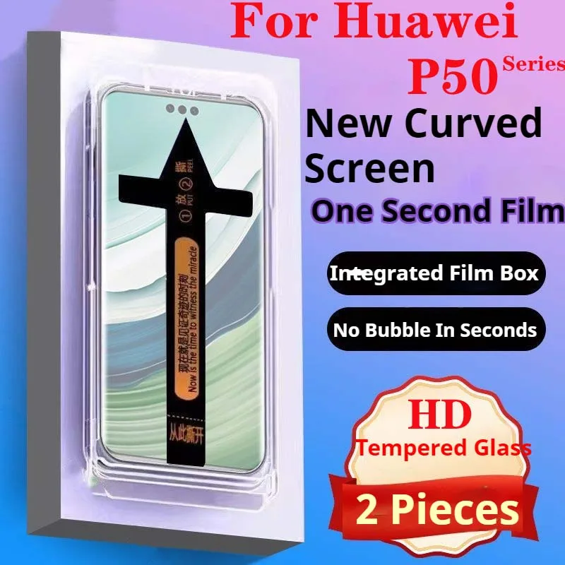

P50Pro Screen Protector Tools For Huawei P50 Pro Second Pasting Curved Tempered Glass Film P50e Tool box