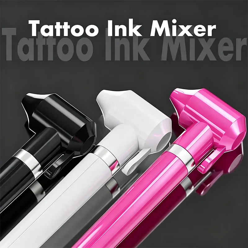 Tattoo Ink Mixer Pigment Mixer Agitator With Sticks Mixing Electric Tattoo Mixer Machine for Makeup Eyebrow Tattoo Machine