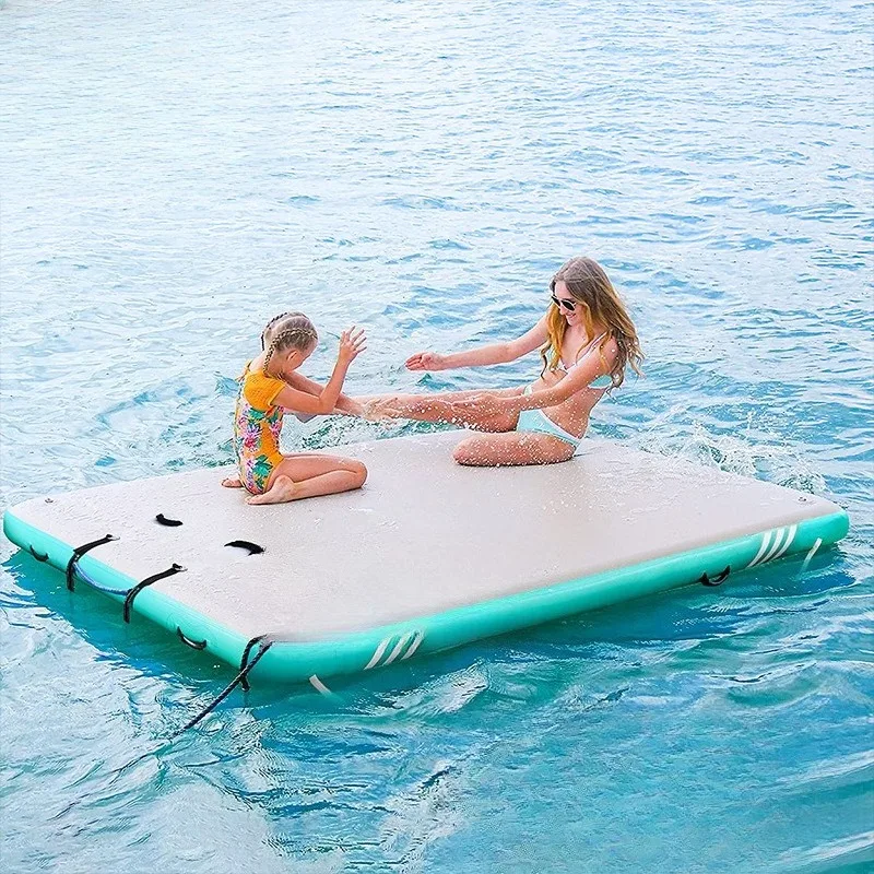 

Water Inflatable Floating Board Family Leisure and Entertainment Sea Floating Bed Floating Blanket Foldable Lounge