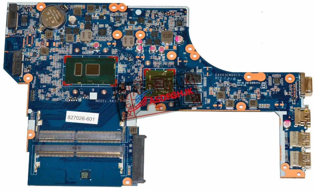 

FOR HP ProBook 450 470 G3 Laptop Motherboard i7-6500U 2.5Ghz CPU 827026-601 DABKLMB1AA0 Fully tested