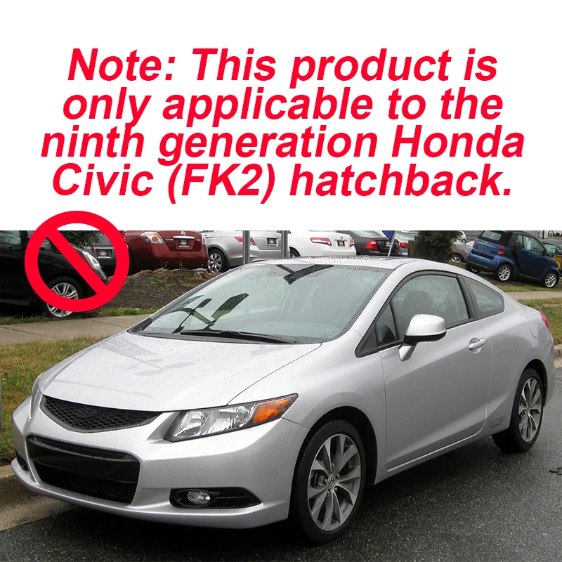 

For Honda Civic Hatchback 2012-2017 FK2 Car Window Sunshade Front Rear Side Window Mesh Cover Sun Visor Protector Car Accessorie
