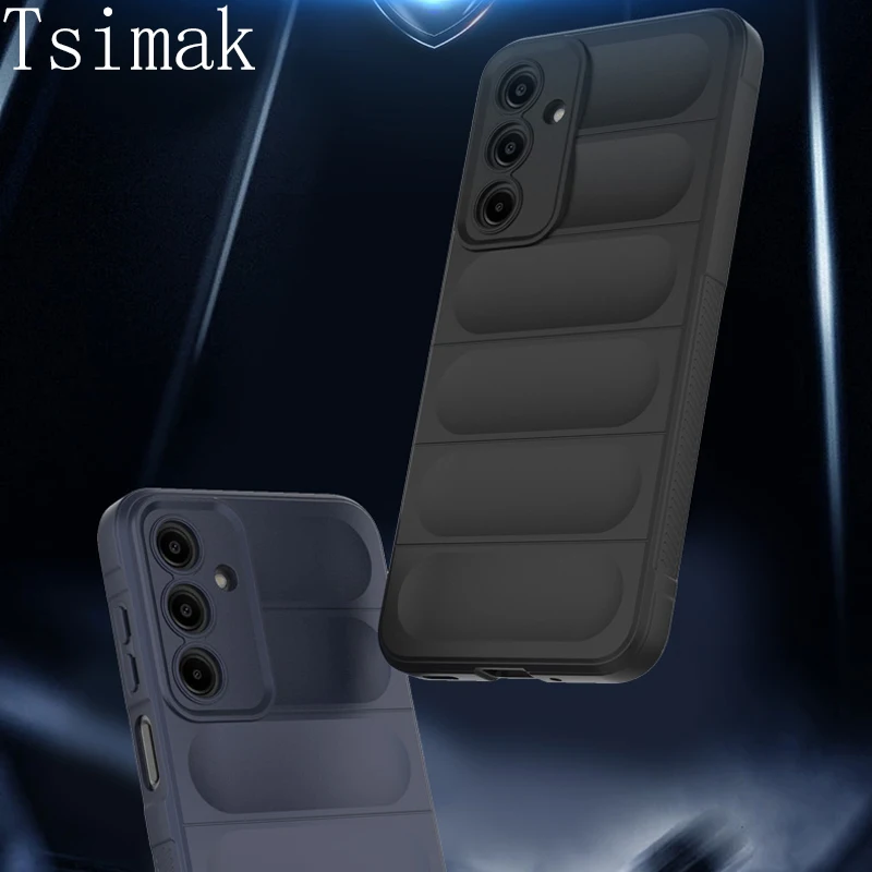 

Противоударный чехол для телефона Samsung A16 A06 A15 A25 A35 A55 A05 A05S, силиконовый чехол для Galaxy S24 Ultra S23 Plus S22 S21 FE, чехол