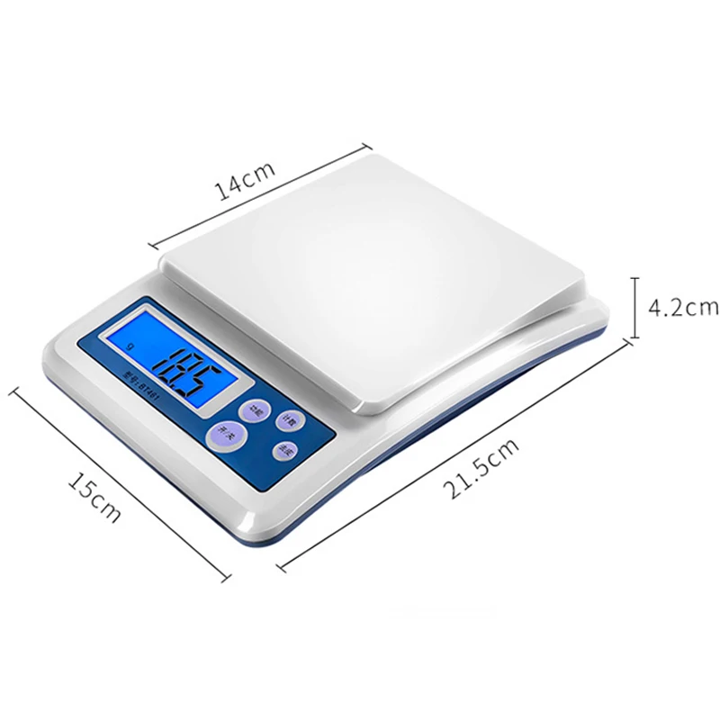 BT-461 Electronic Scale for Home Use Small Gram Scale Commercial Food Counting 0.1kg Kitchen Baking 1kg 2kg 3kg High-precision