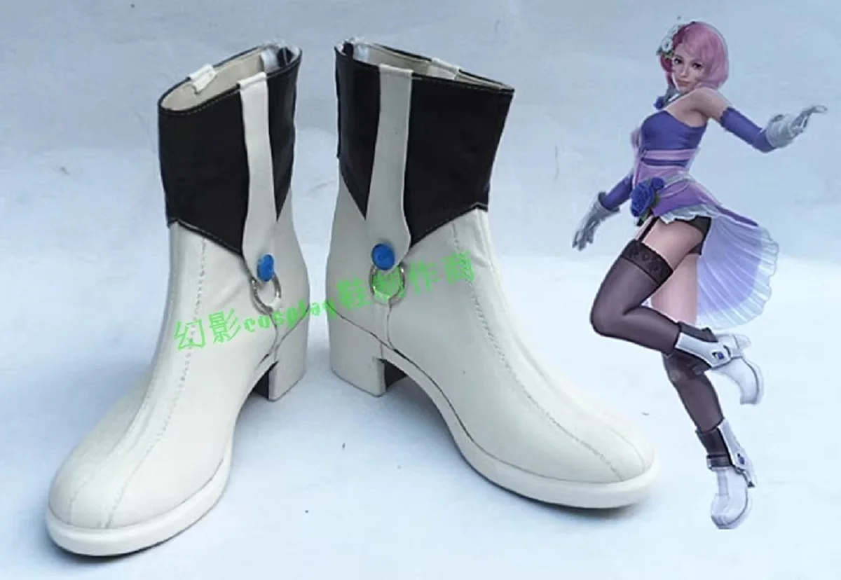 

Tek Ken 6 Alisa Bosconovitch Cosplay Costume Shoes Handmade Comic Boots