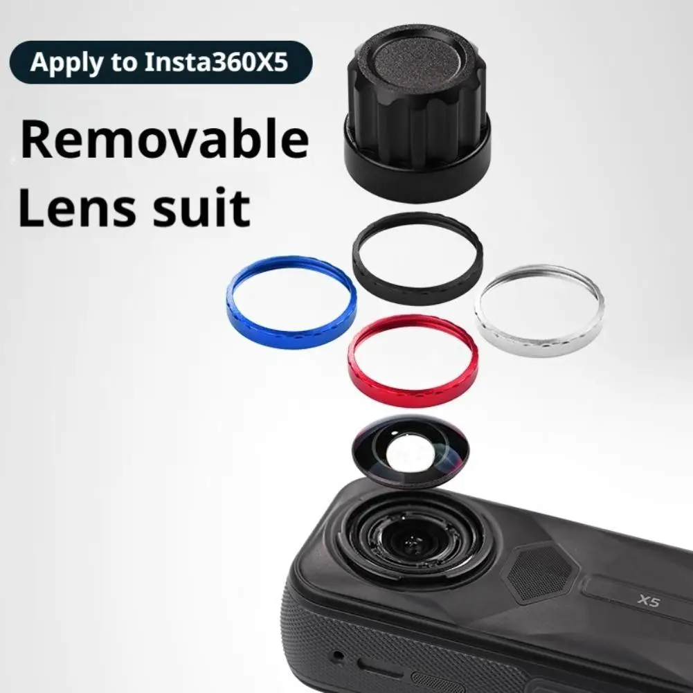 

For Insta360 X5 Replacement Front Glass Lens Action Camera Lens Original Accessories For Insta360 X5