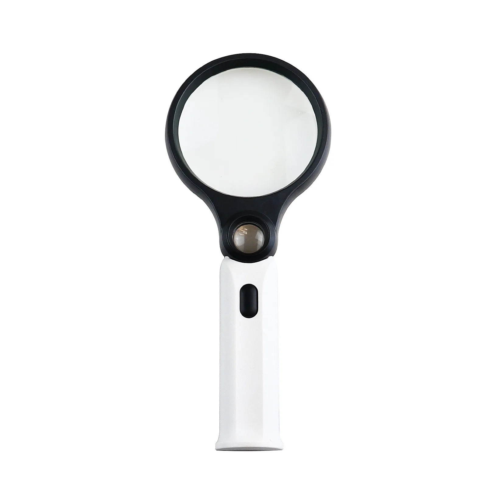 

20X High-Definition Magnifying Glass 4Led Lamp Jewelry Antique Appreciation Handheld Magnifying Glass