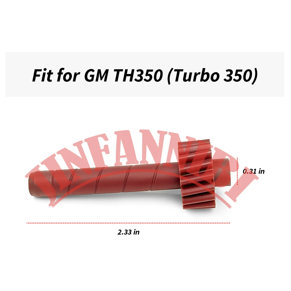 21 Tooth Speedo Driven Gear & Seals Kit for GM TH350 Turbo 350 Speedometer view 6