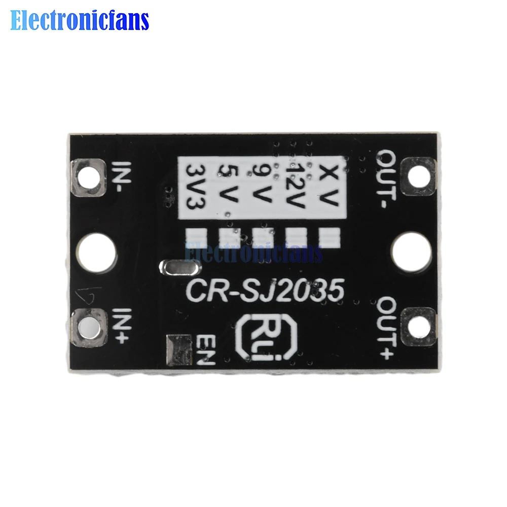 DC-DC Auto Lift Module Wide Voltage 3-20V Input to 3.3V/5V/12V Li-ion Battery Power Management Module Maximum 3.5A