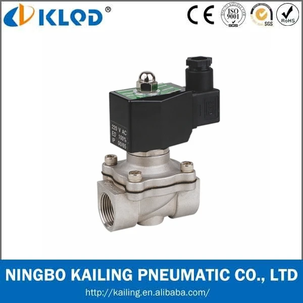 1/8~2 inch Hot Water Solenoid Valve Stainless Steel Solenoid Valve