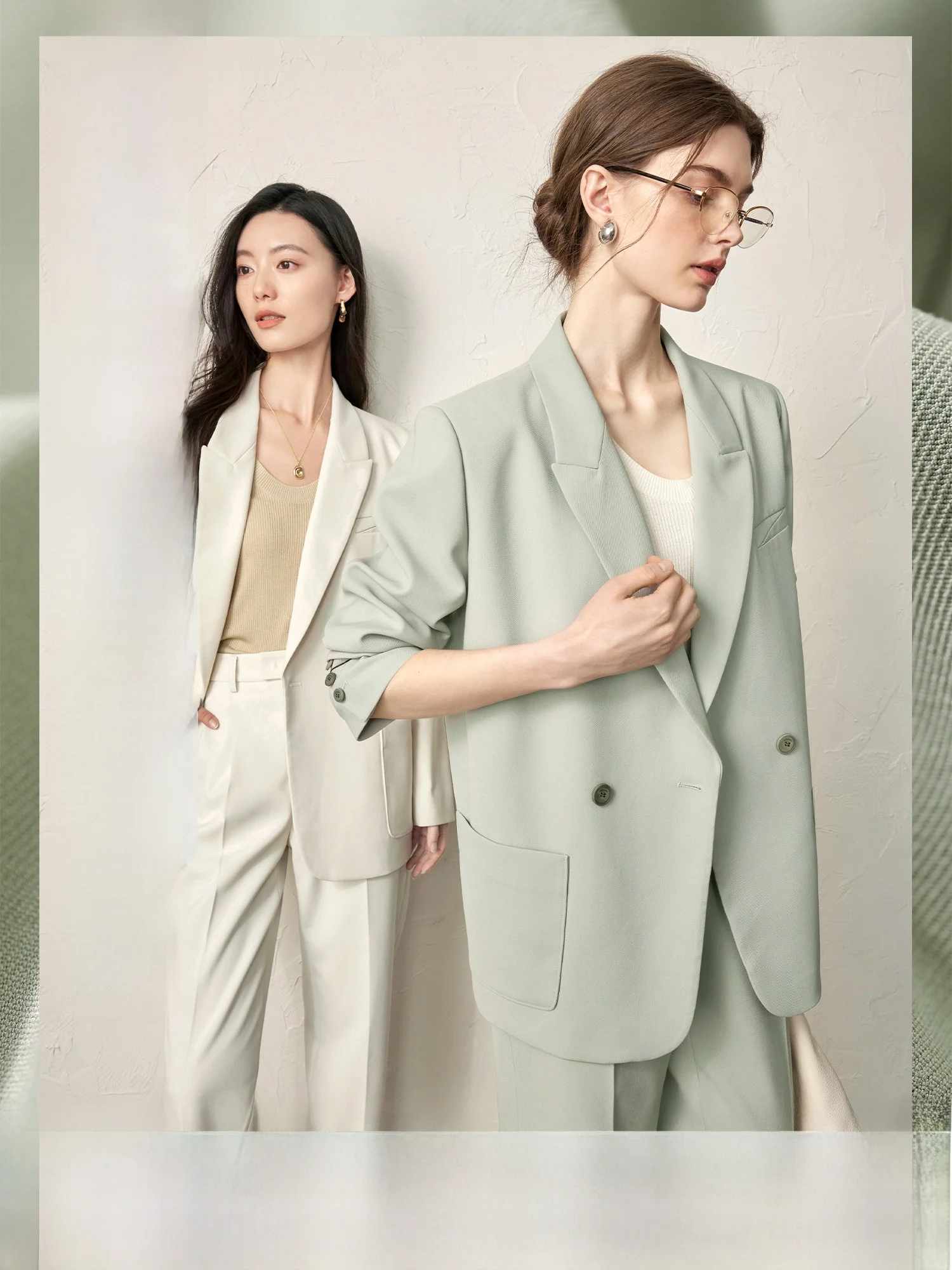 

Easy to Manage Commute Set Women's Faion Spring Outfit ort Skirt Suit Pants Long Sve Four Piece Set Pumpkin Valley Brand