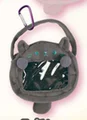 gray kitten bag