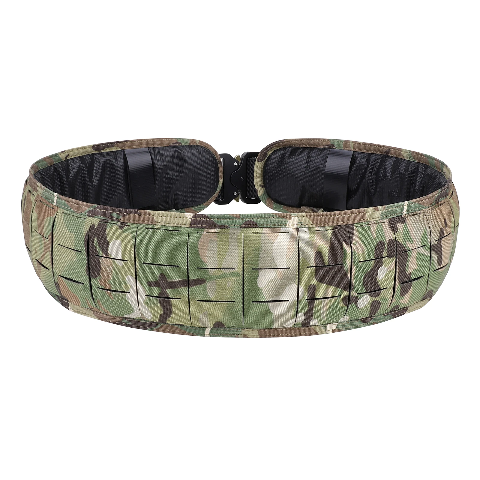 KRYDEX cintura imbottita tattica a sgancio rapido Airsoft CS Combat Molle Belts Duty Paintball cintura in vita gioco di guerra accessori per la