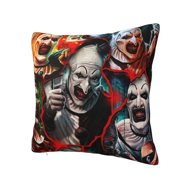 Custom T-Terrifiers Horror Movie Cushion Cover Sofa Home Decorative Square Pillow Case