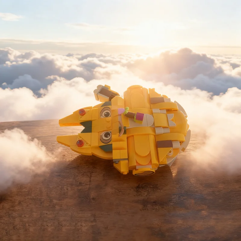 

209 шт. MOC Millennium Simba Alt Star Battle Модель Строительные блоки Строительный рождественский подарок Игрушка Творческая идея Образовательный кирпич