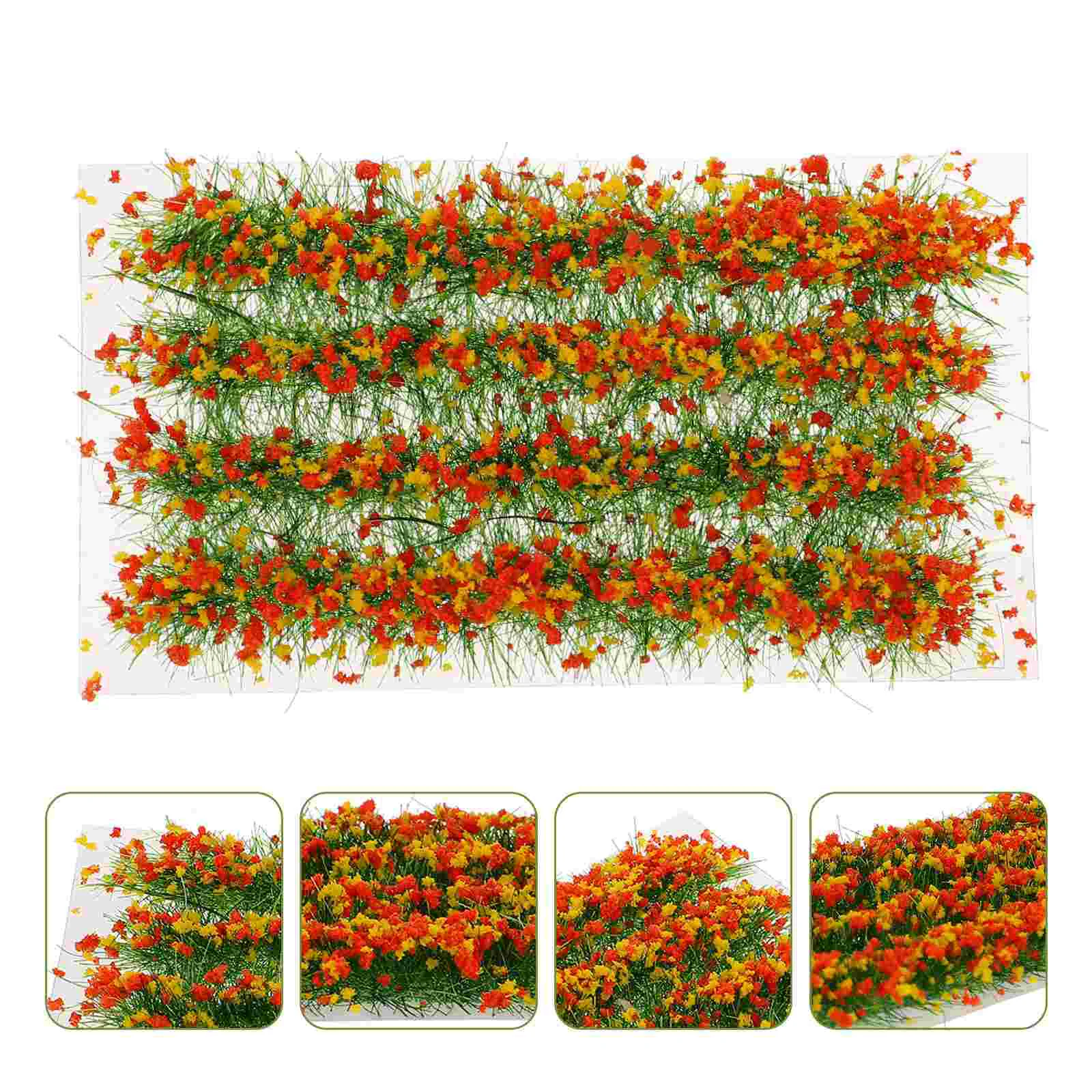 

Artificial Grass Mini Crafts Miniature Flower Small Plants Cluster Ornament Simulation Clusters Decorate Sand Table Adornment