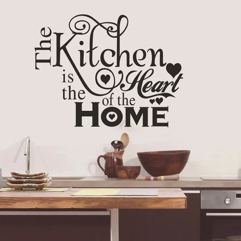 Vinyl Kitchen Rules Room Decor Art Quote Wall Decal Stickers Removable Mural DIY