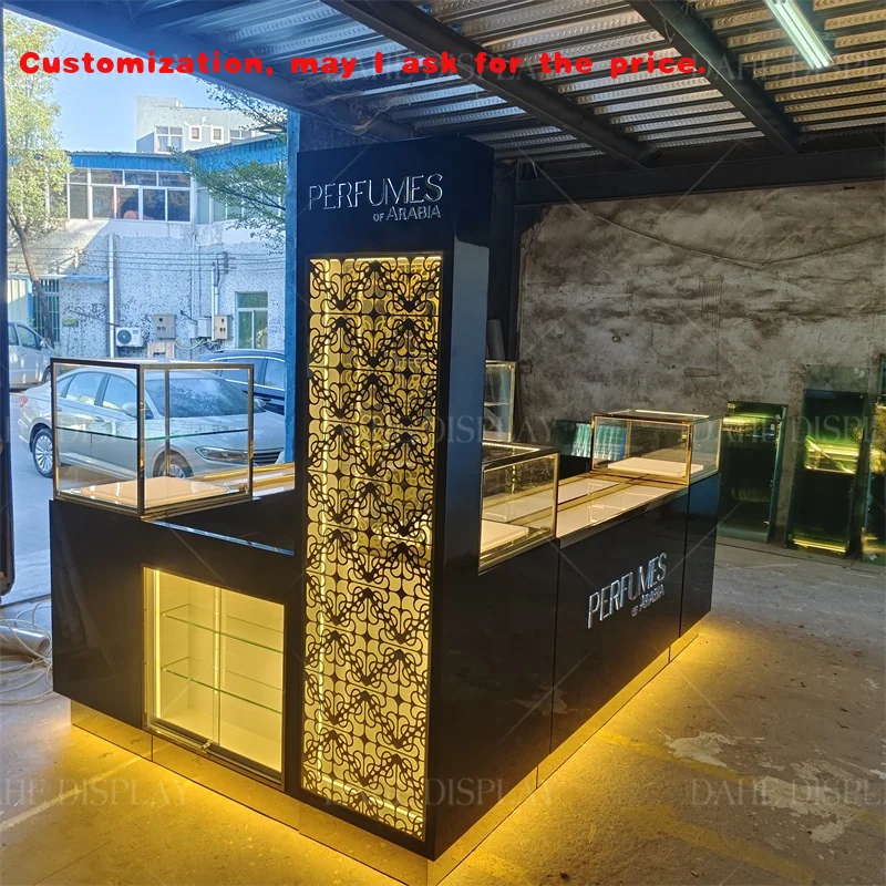 

custom.Luxury Perfume Kiosk Special Shape Cosmetics Booth Fashion Kiosk Design Shopping Mall