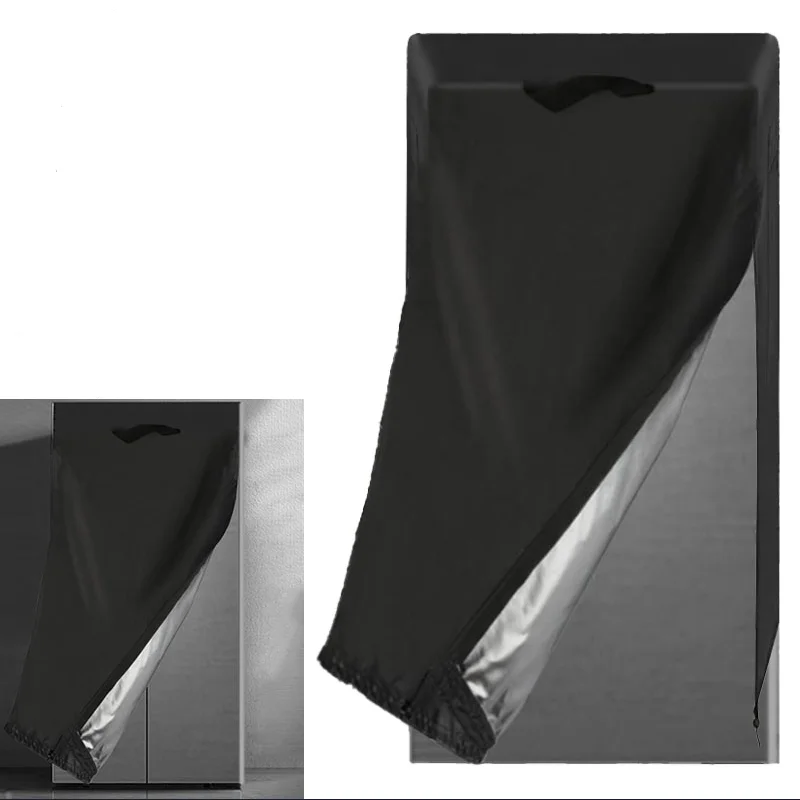 

Black 420D Refrigerator Cover Waterproof And Dustproof Cover Refrigerator Cover Multiple-sizes Refrigerators Accessories
