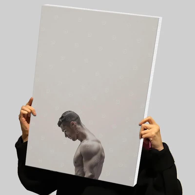 Cristiano Profile Prints Poster Football Player Custom Canvas Painting Wall Art Modern Abstract Canvases Living Room Decorations