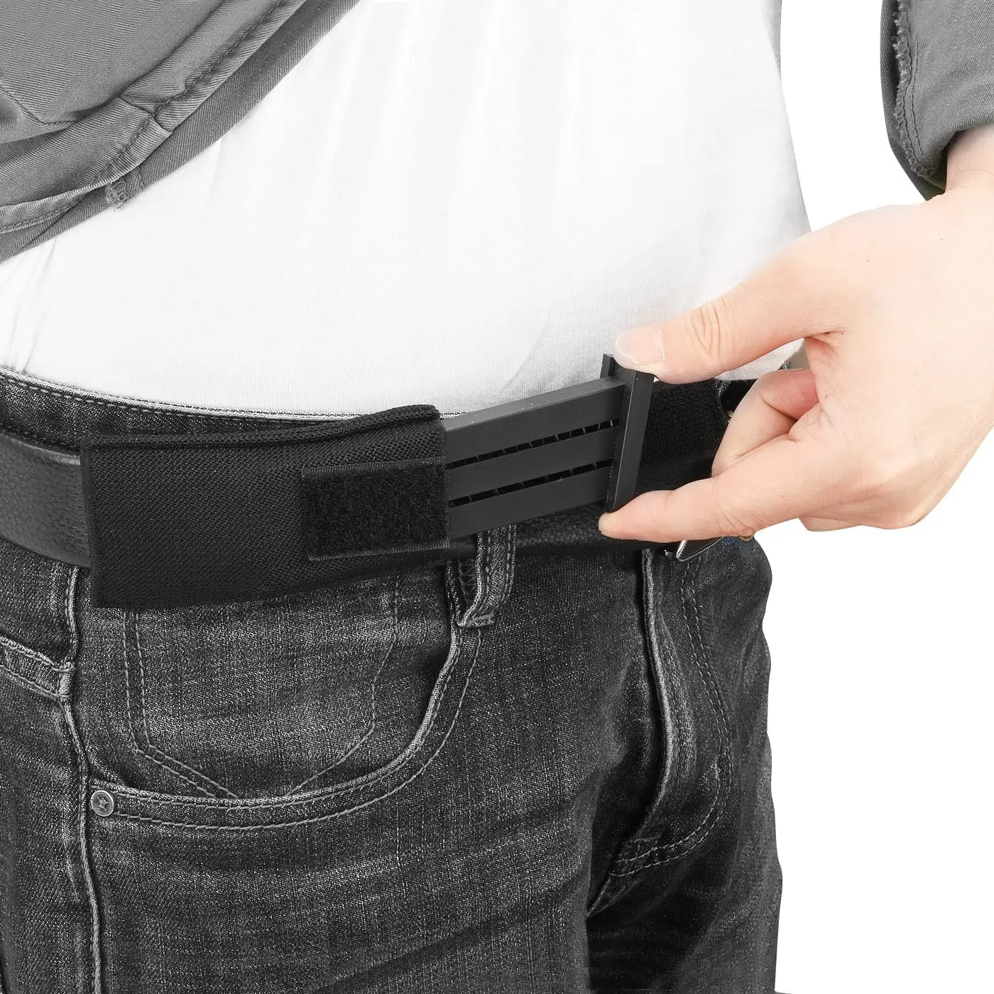 Extra Bolsa Horizontal Porta Cargadores Pistola 9mm con Gancho y Bucle - imagen 5