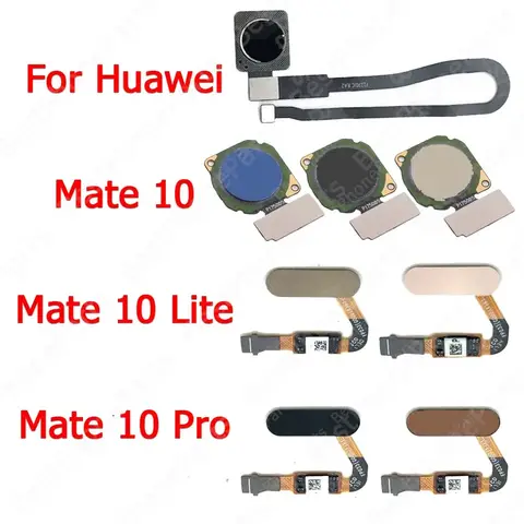 New Fingerprint Sensor Flex Cable Touch Menu For Huawei Mate 10 Lite Mate10 Pro Home Button Finger Print Scanner