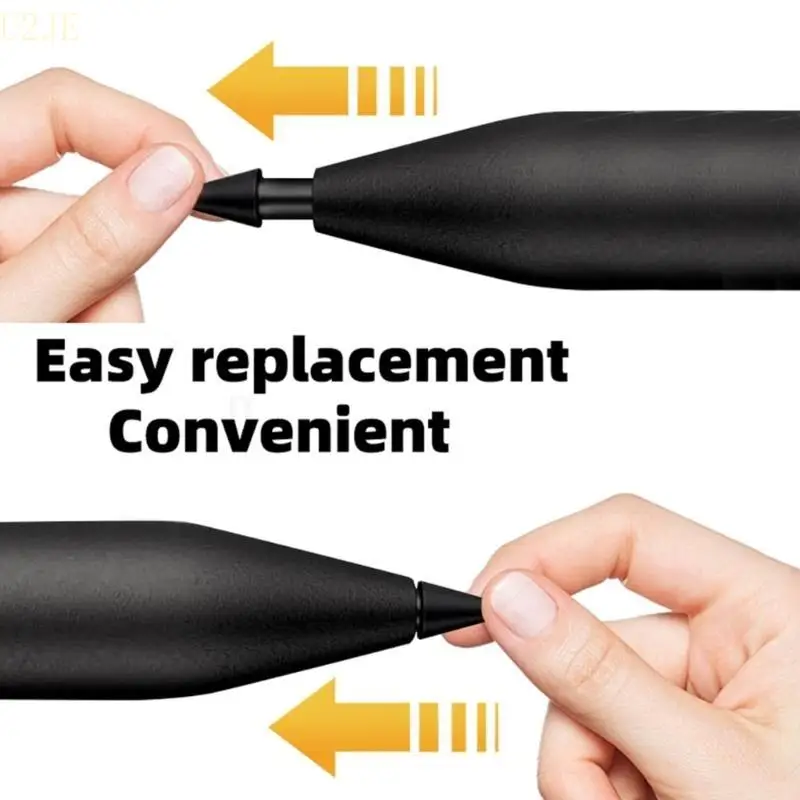 U2JE 6/12pcs Plastic Pen vullen gevoelige fijne NIB styluses Penpuntvervanging voor opmerkelijk