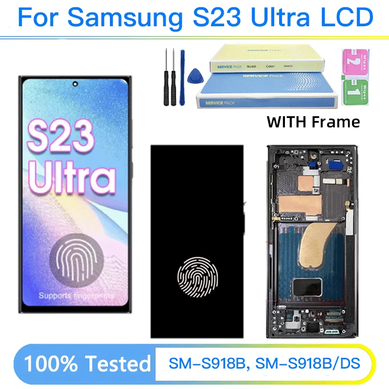 s23ultra-display-schermo-per-samsung-s23-ultra-5g-display-lcd-touch-screen-digitizer-sm-s918b-s918b-ds-cornice-dello-schermo