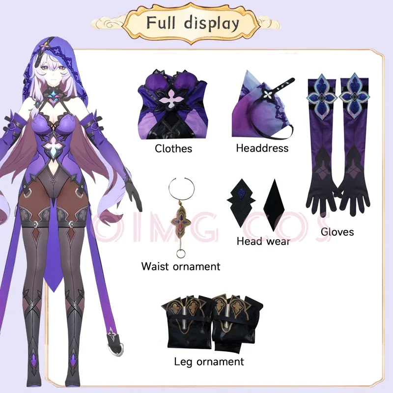 Black Swan Cosplay Costume Honkai Star Rail Carnival Uniform Wig Anime Halloween Costumes Men Game Character Outfits