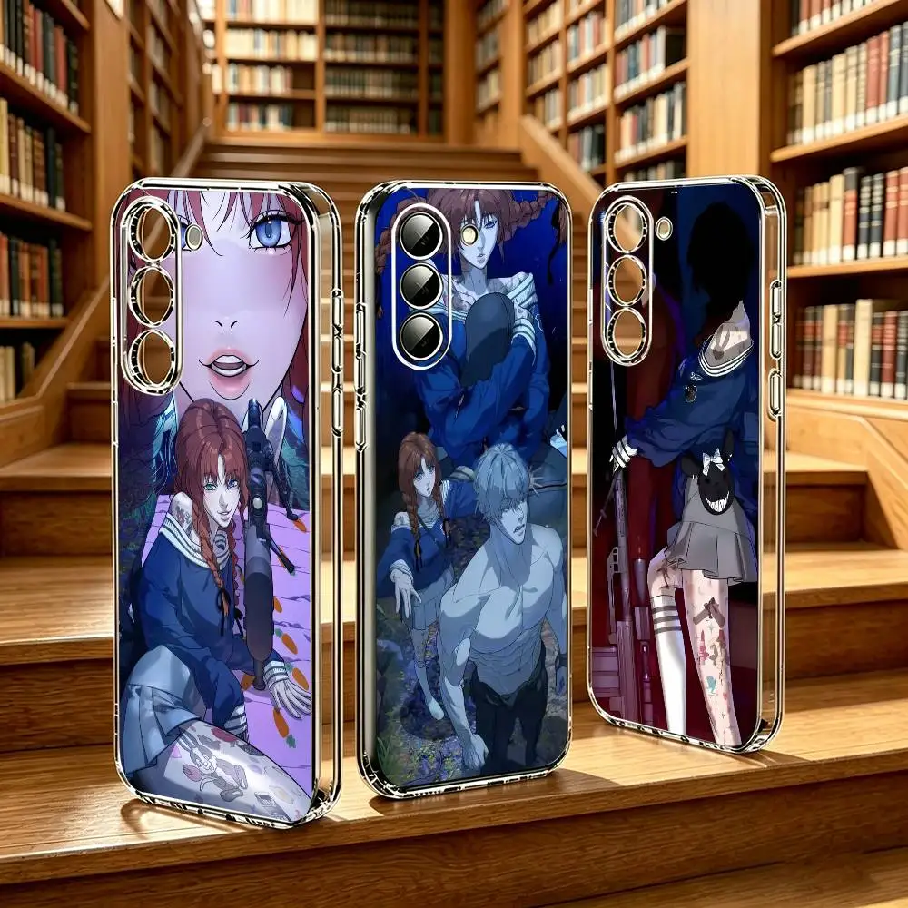 a-Action M-Manhwa   Phone Case for Samsung Galaxy A55 A06 A16 A26 A36 A56 A25 A35 A15 A54 A34Transparent Back Cover