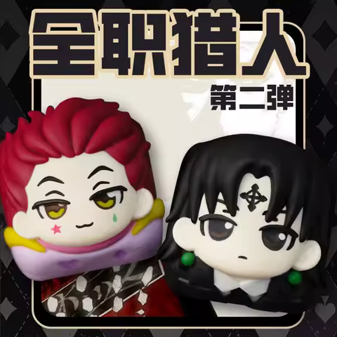 LOBO Anime Keycaps Hunter X Hunter Sisso KURORO YELLM Personalized Custom Key Caps Mechanical Keyboard ESC Keys DIY Resin Keycap