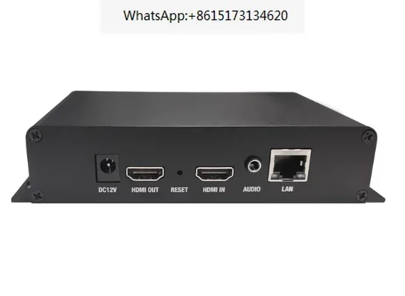 H265 H264 HDMI-Compatible  Streaming Encoder With LCD SRT RTSP RTMPS TO IP Video Facebook YouTube Encoder