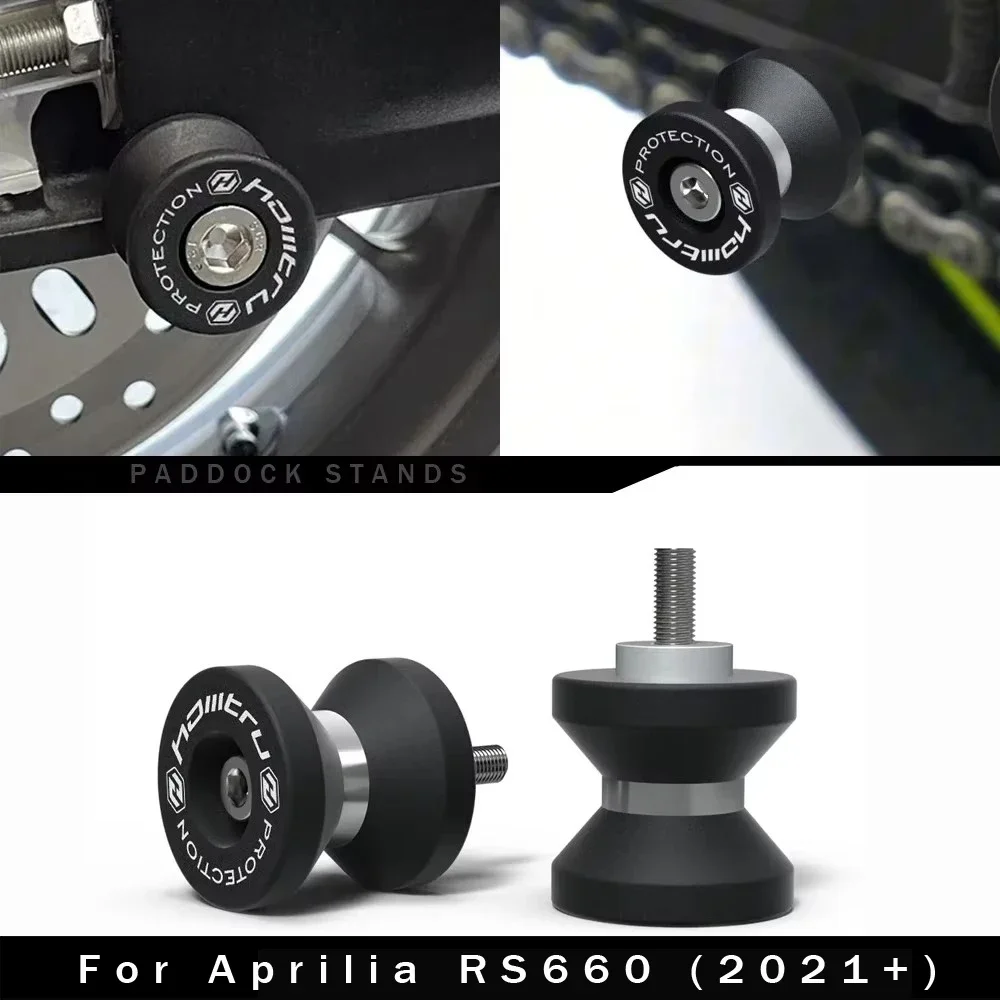 

Motorcycle Swingarm Spools Stand Screws for Aprilia RS660 Tuareg Tuono 660 2021-2023 and Shiver Dorsoduro 750 900