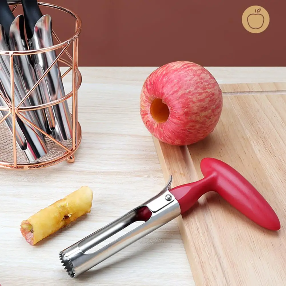 Portable Apple Core Cutter Knife Corers Fruit Slicer Multi-function Cutting Kitchen Tools Vegetable Pear Core Remover