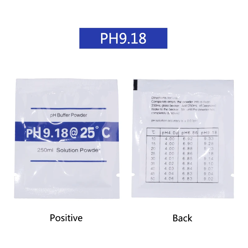 1 set 3 Calibration Point 4.00/6.86/9.18 PH Buffer Powder Solution for PH Meter Calibration