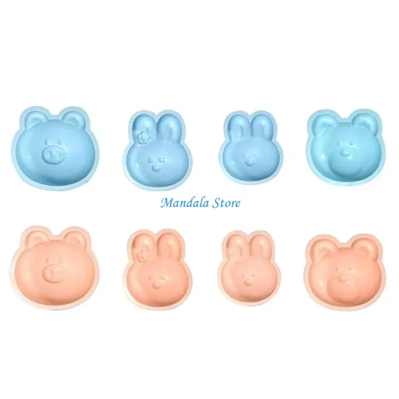 

U2JC Silicone Mold Fondant Cake Decorating Chocolate Candy Mould Animals Shaped