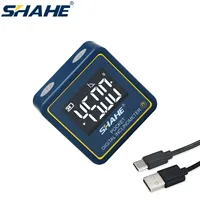 SHAHE Magnetic Digital Angle Finder Protractor Inclinometer Mini Angle Cube Level Box with Magnetic Base and Backlight