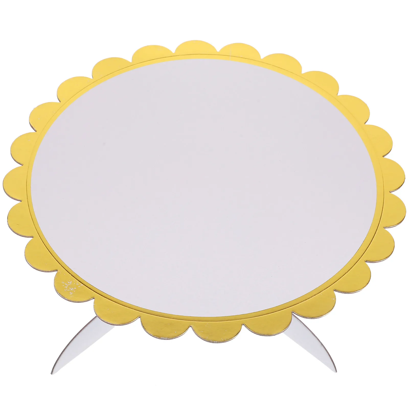 Round Disposable Cake Stand Paper Dessert Display Stand for Weddings Birthdays Baptisms Christmas Thanksgiving Cupcakes Cakes