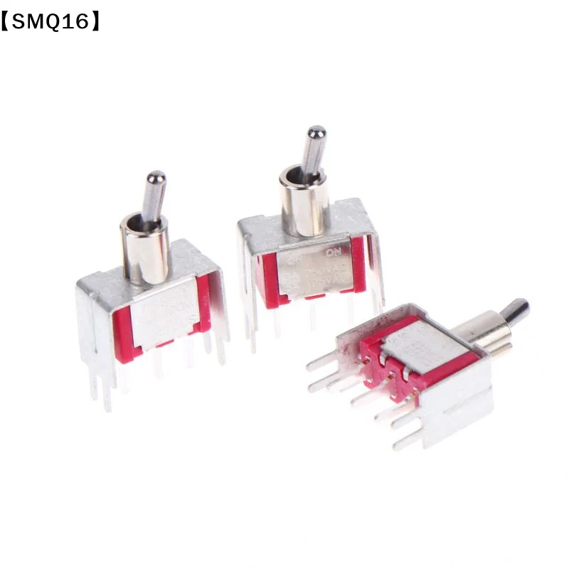 1/3Pcs T8013-TNCQ-S20 Toggle Switch T80-T Series Vertical Right Angle 3Pin ON-ON 2 Position Button With Bracket【SMQ】