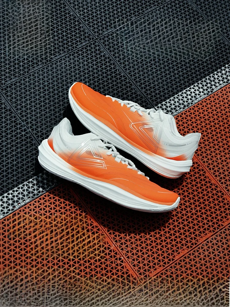 

Peak Lite 3.0 Low Top Baskeall oes Men's Autumn New Sle Lightweight Breathable Profional Sports Sneakers Heat Orange