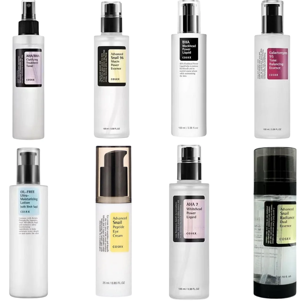 Caracol Mucin Power Repair Essence agua tóner para la piel hidratante brillo ácido hialurónico Prime nutritivo profundo cuidado de la piel Set
