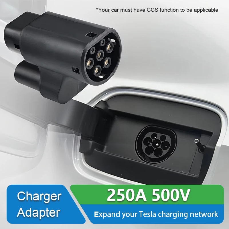CCS2 To TYPE2 Adapter 80A DC To AC Electric Vehicle Charging Connector EV Connectors