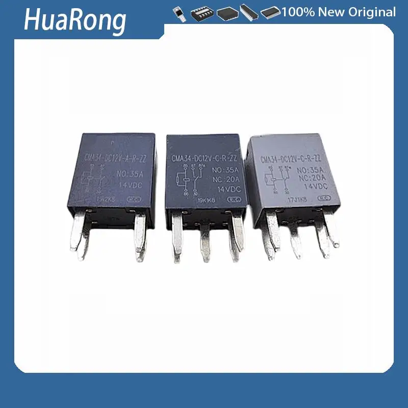 2Pcs/Lot  CMA34-DC12V-A-R-ZZ 4PIN  CMA34-DC12V-C-R-ZZ 5PIN