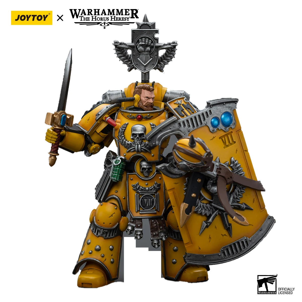 

JOYTOY Warhammer Fafnir Rann Action Figure Toys Imperial Fists Series Movable Dolls Fafnir Rann Model Double Axe Fans Collection