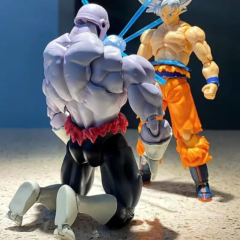 In Stock Black Hole Dragon Ball SH Figuarts SHF Final Battle Son of Ghost Jiren Anime Action Figures Toy Model Collection