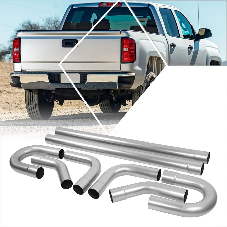 8 قطعة 3 بوصة الصلب الطري لتقوم بها بنفسك مخصص أنابيب العادم مغزل بيند الأنابيب مستقيم U-الانحناء عدة العالمي صالح PM-PP-3