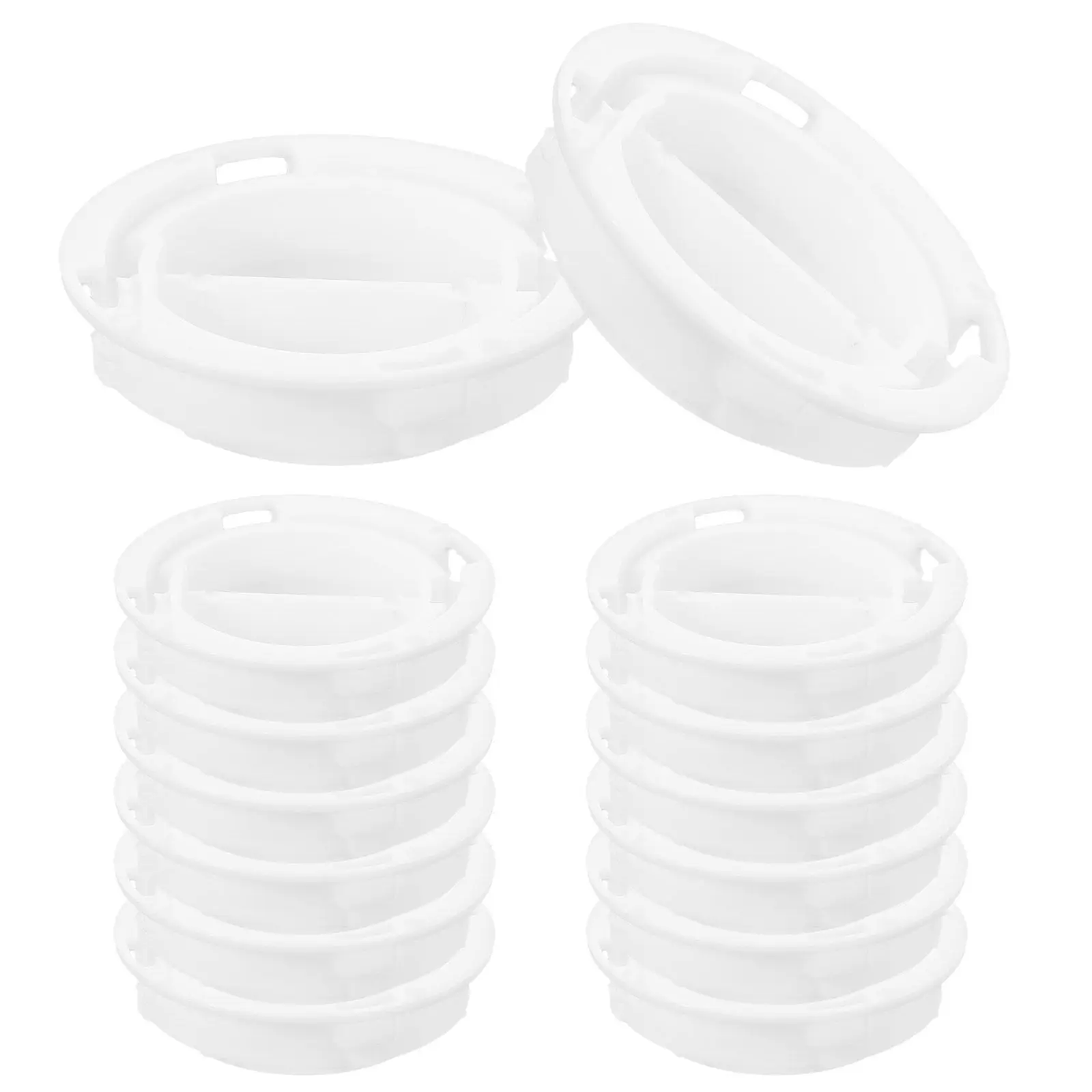 

25Pcs Piggy Bank Bottom Cover ABS Plastic Money Box Stopper for Saving Coins Smooth Edge Protection Reusable Piggy Bank Supplies