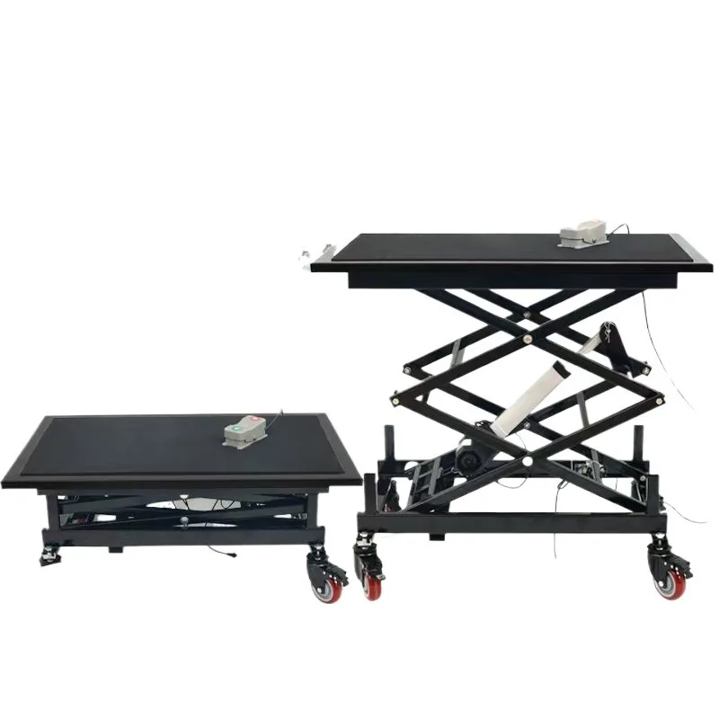 مقعد حصان كهربائي قابل للتعديل، قابل للطي، ديكور داخلي متنقل، منصة رفع مع جهاز تحكم عن بعد للقدم #1