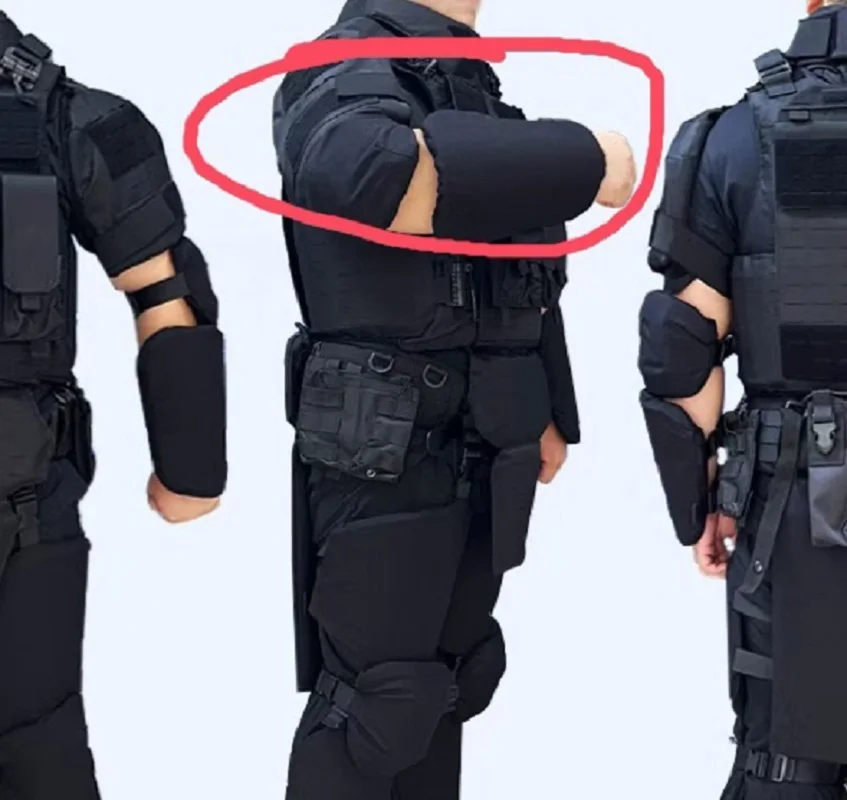 Reale 1 paio 1000D Livello IIIA.44mag Tattico balistico Militare Avambraccio e gomito Armatura Protezioni antiproiettile Resistente Frag