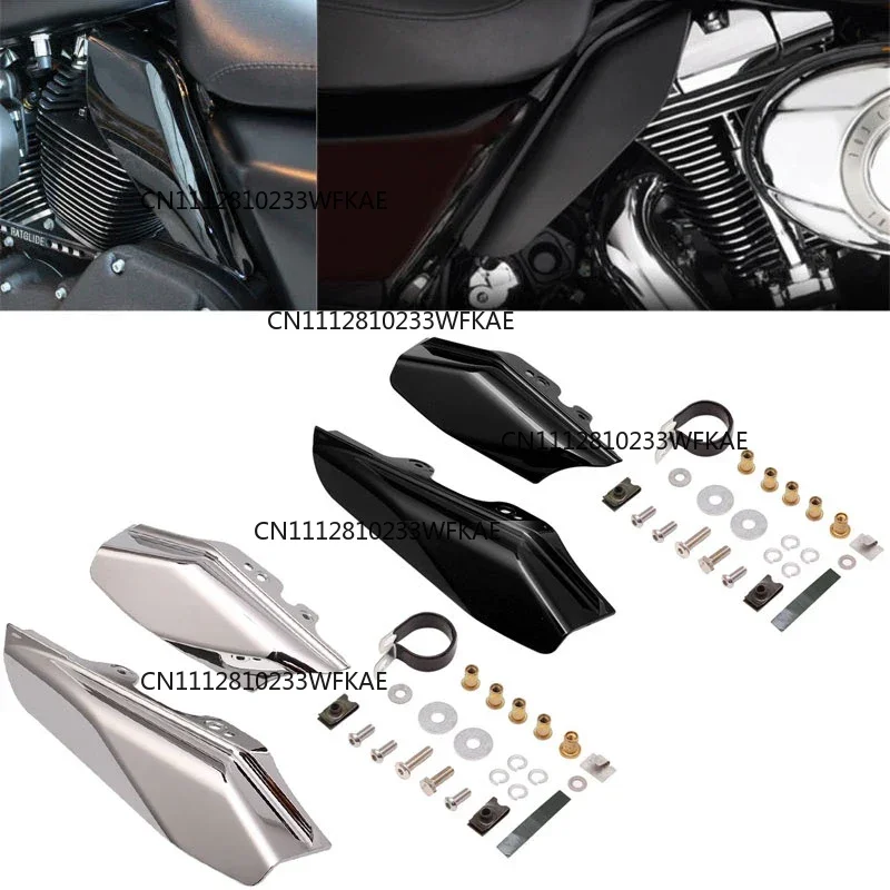 Motorcycle Mid-Frame Air Deflector Under Seat Engine For Harley Touring Street Electra Glide Road King FLHR FLHX FLTR 2001-2008